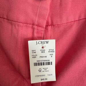 J. Crew Coral Trousers